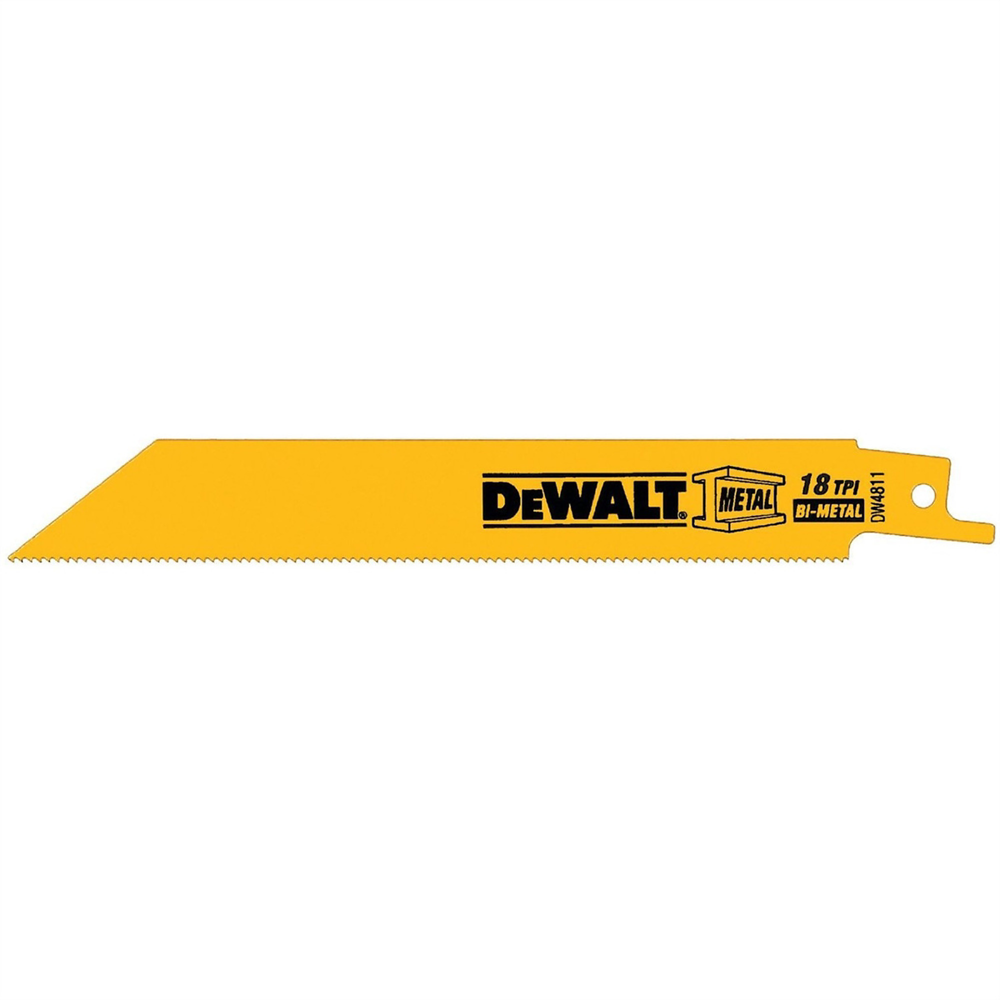 DeWalt Reciprocating Saw Blade — 6in., 18 TPI, Anti-Stick Coating, Model# DWTDW4811B
